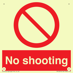 No shooting